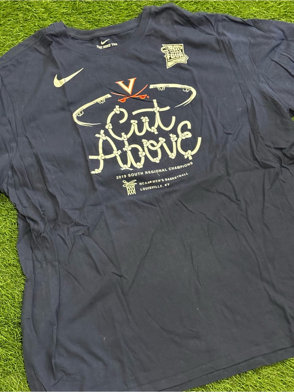 Nike Virginia Cut Above 2019 South Region Champions- Basketball Tshirt